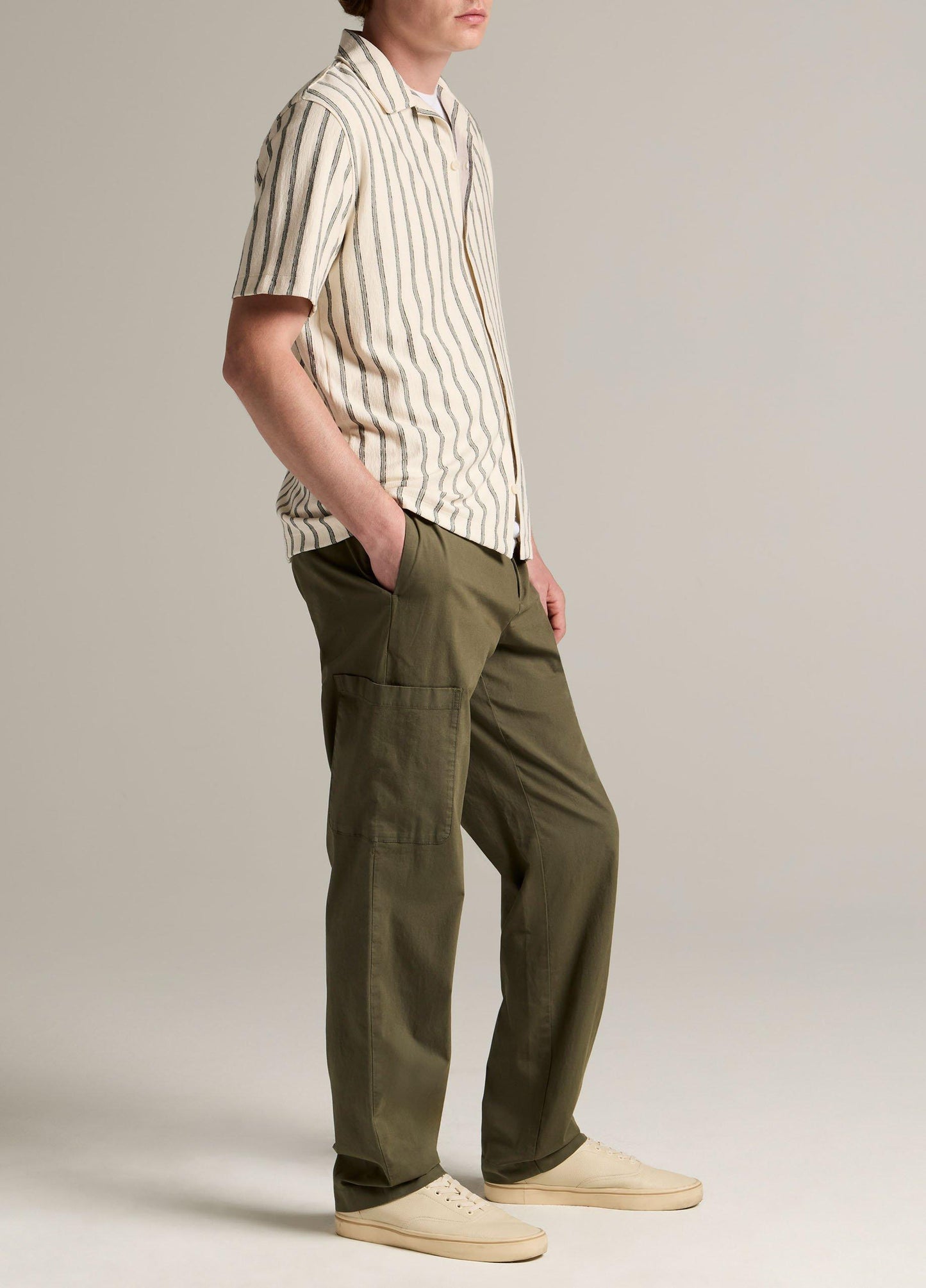 Owen Athletic Stretch-Cotton Side-Pocket Trouser - US 6028