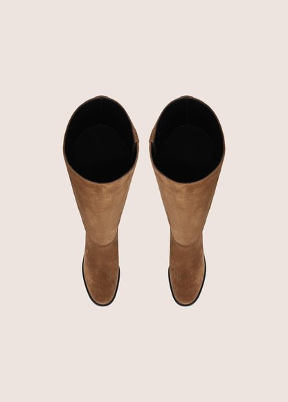 Pace Suede Wide-Calf Knee Boot - US 6710