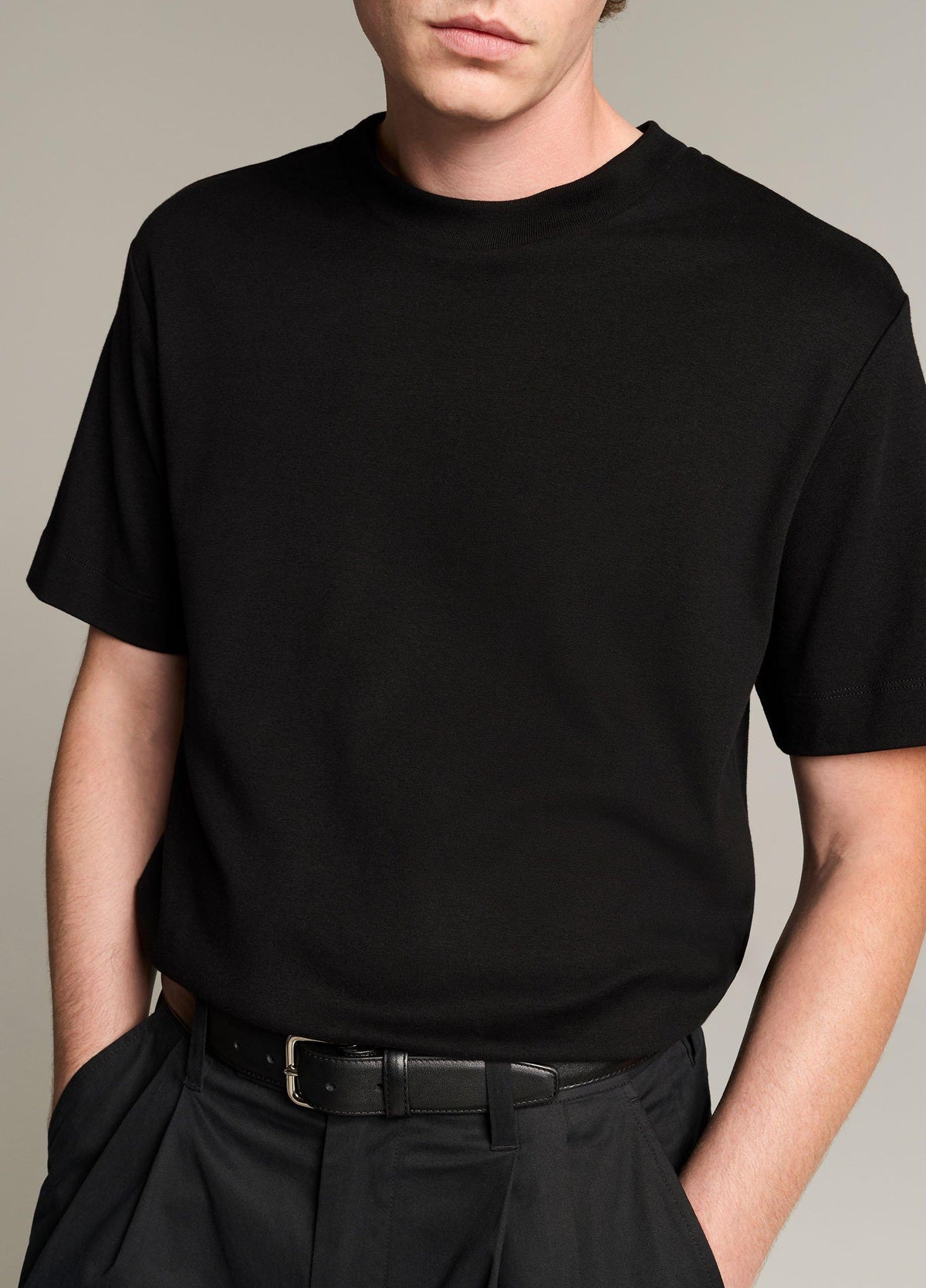 Peached Cotton Jersey T-Shirt - US 4436
