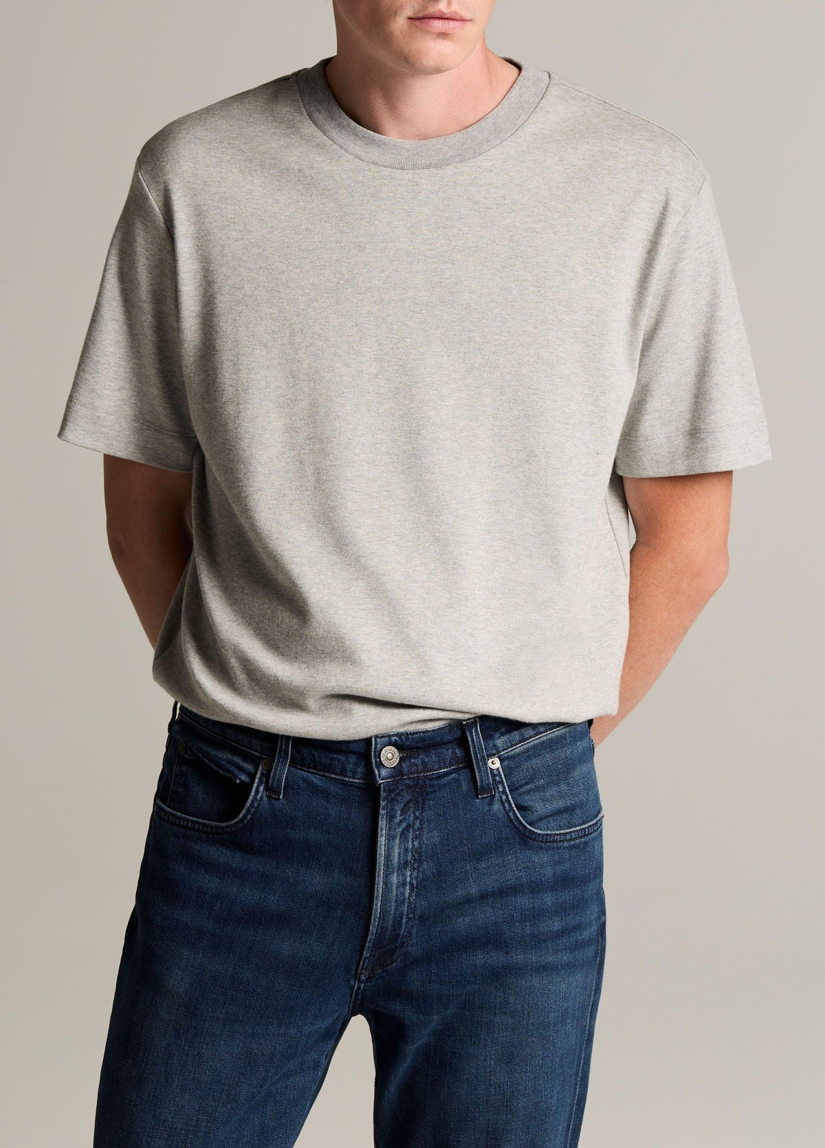 Peached Cotton Jersey T-Shirt - US 4983