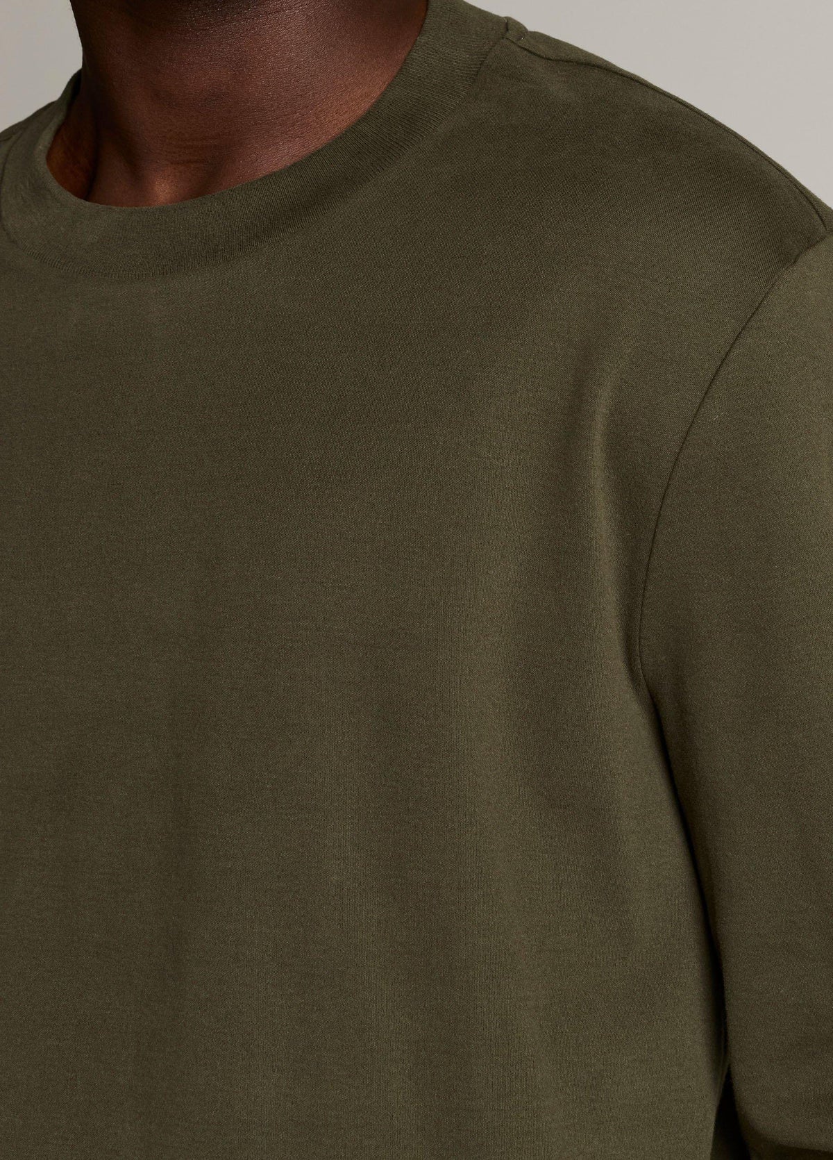 Peached-Face Cotton Jersey Long-Sleeve T-Shirt - US 8804