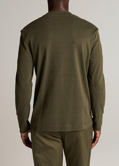 Peached-Face Cotton Jersey Long-Sleeve T-Shirt - US 8804