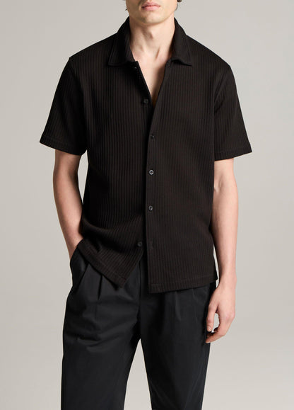 Pointelle Cotton-Blend Button-Front Shirt - US 3304