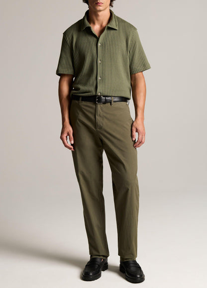 Pointelle Cotton-Blend Button-Front Shirt - US 7052