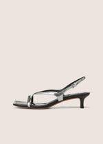 Posie Metallic Leather Heeled Sandal - US 2200