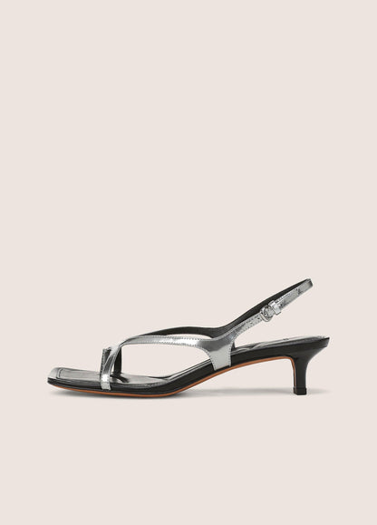 Posie Metallic Leather Heeled Sandal - US 2200