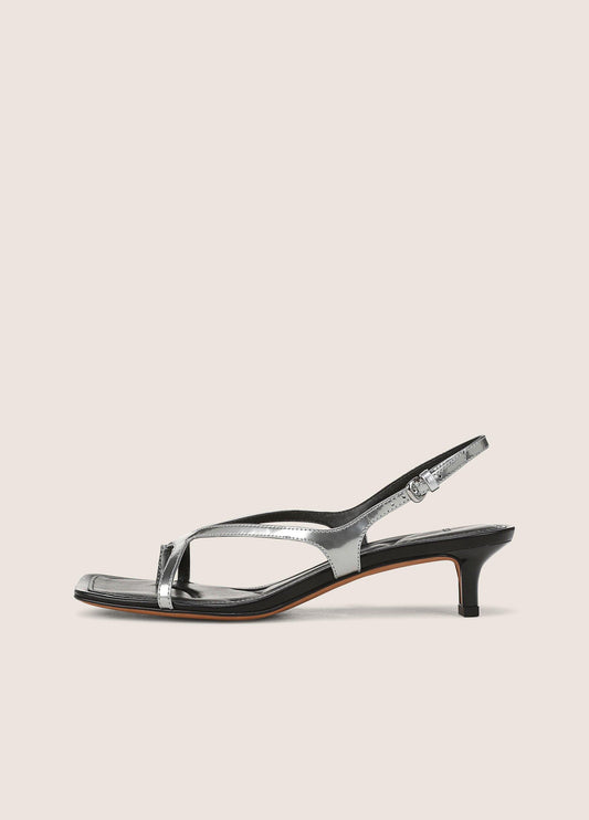 Posie Metallic Leather Heeled Sandal - US 2200