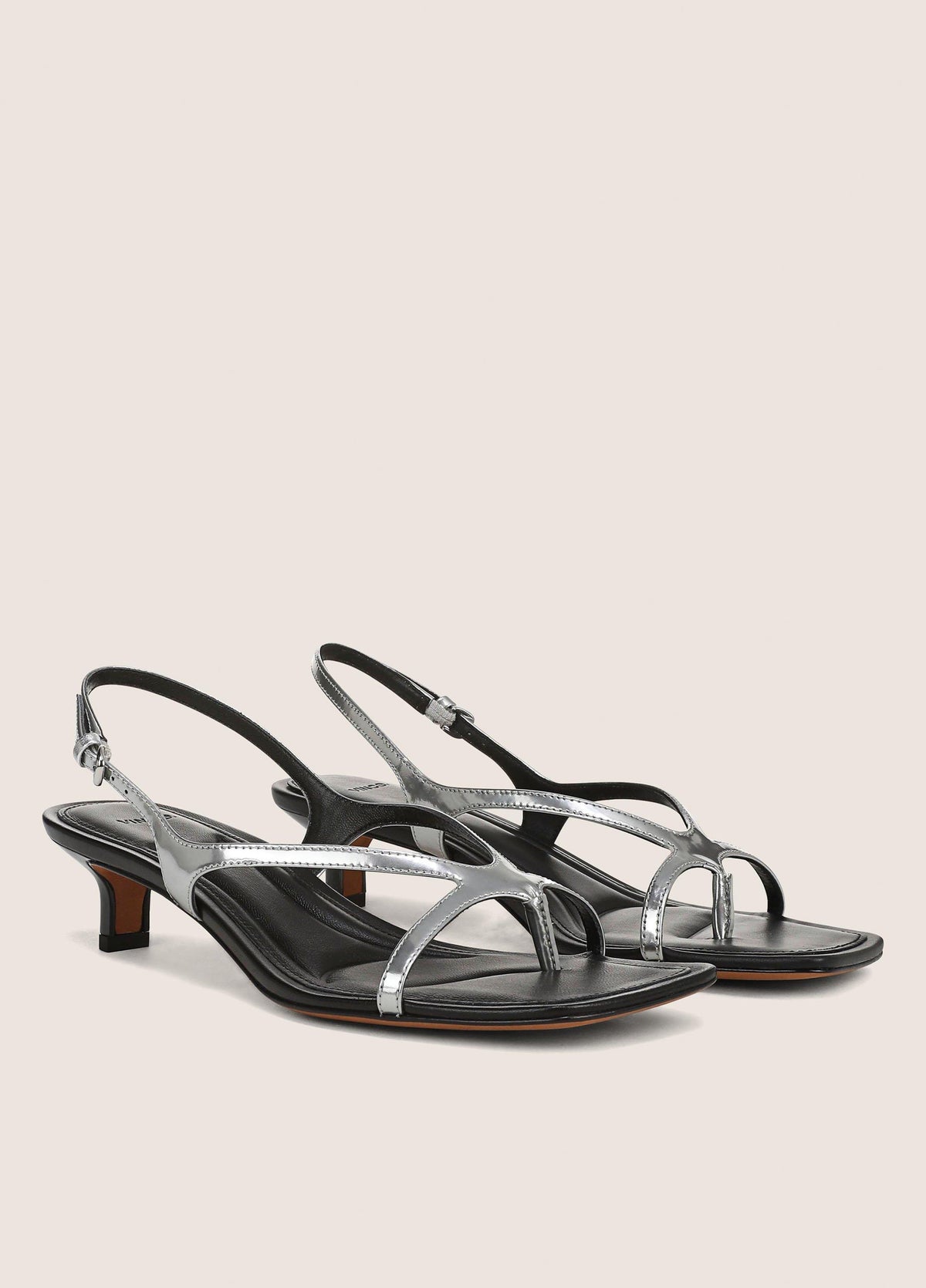 Posie Metallic Leather Heeled Sandal - US 2200