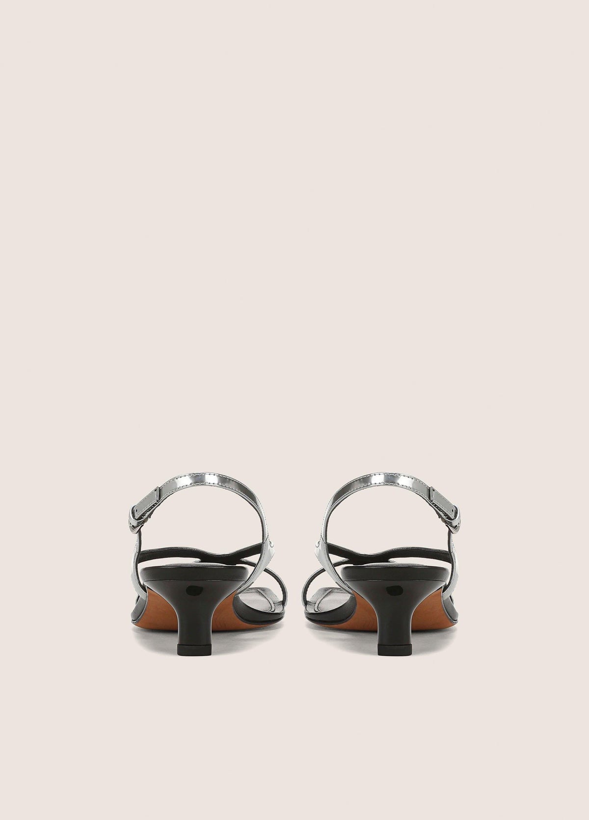 Posie Metallic Leather Heeled Sandal - US 2200