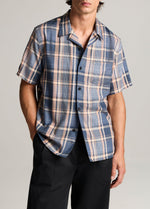 Prine Plaid Cotton-Blend Cabana Shirt - US 3313
