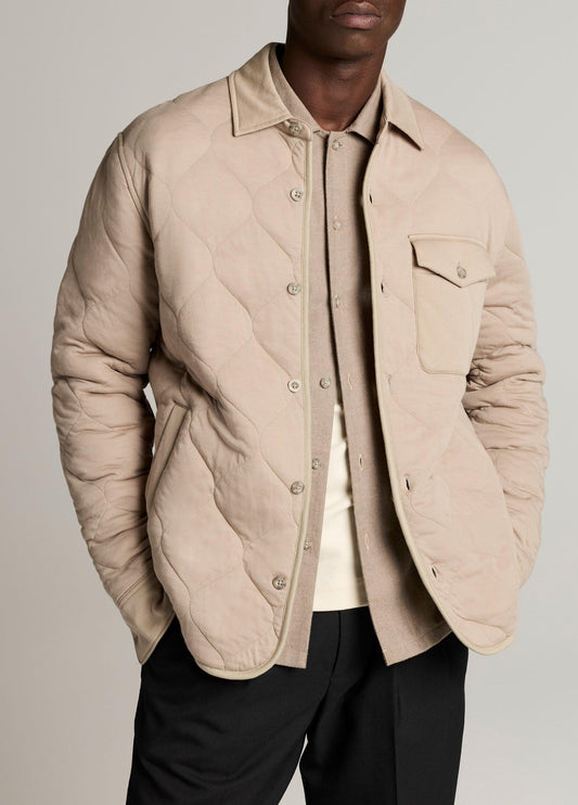 Quilted Cotton-Blend Insulated Shirt Jacket - US 2625