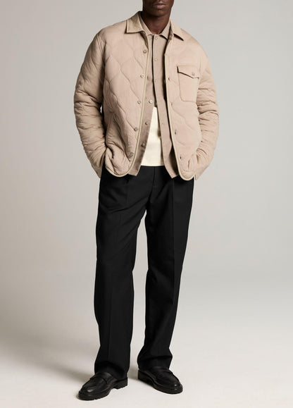 Quilted Cotton-Blend Insulated Shirt Jacket - US 2625