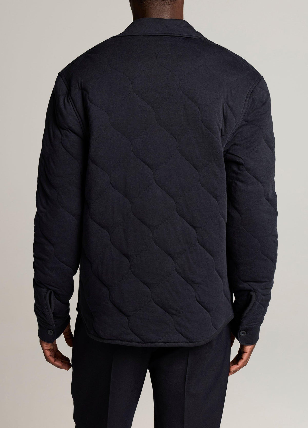 Quilted Cotton-Blend Insulated Shirt Jacket - US 8708
