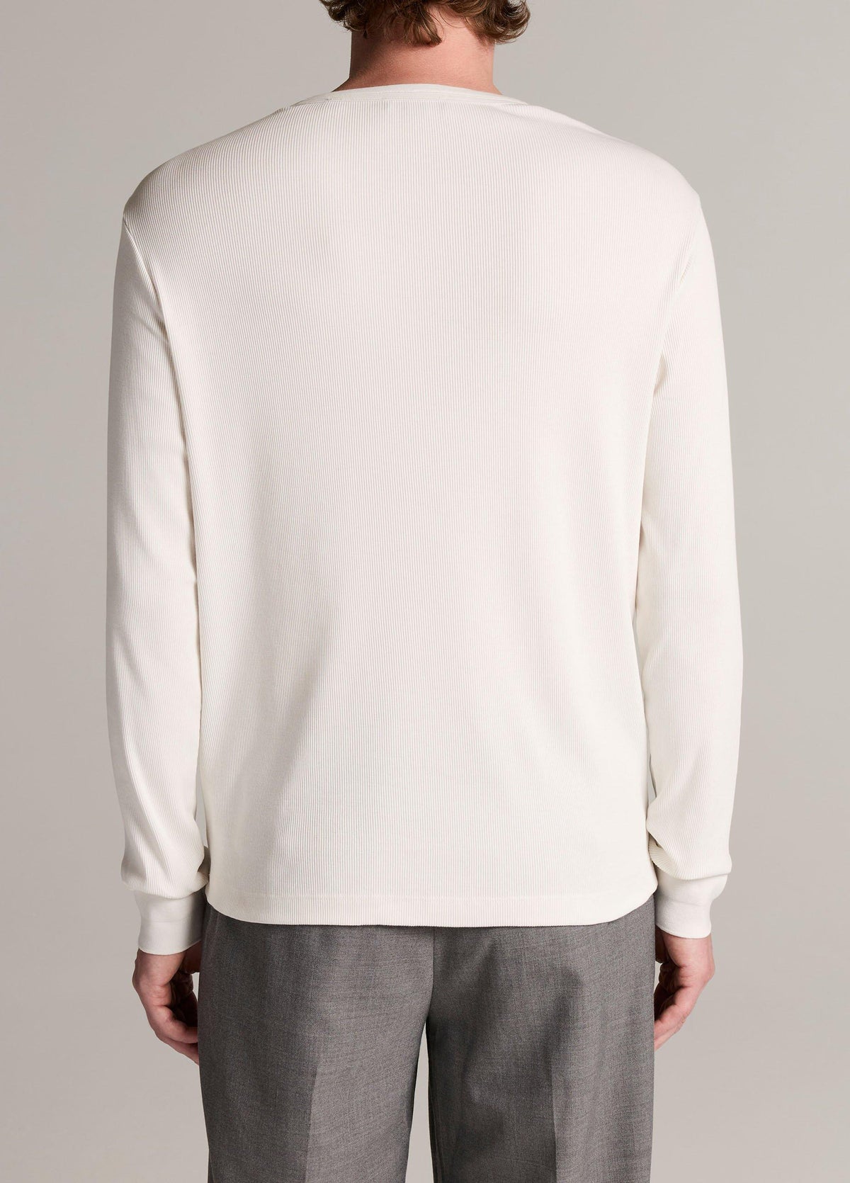 Ribbed Cotton Henley - US 3177