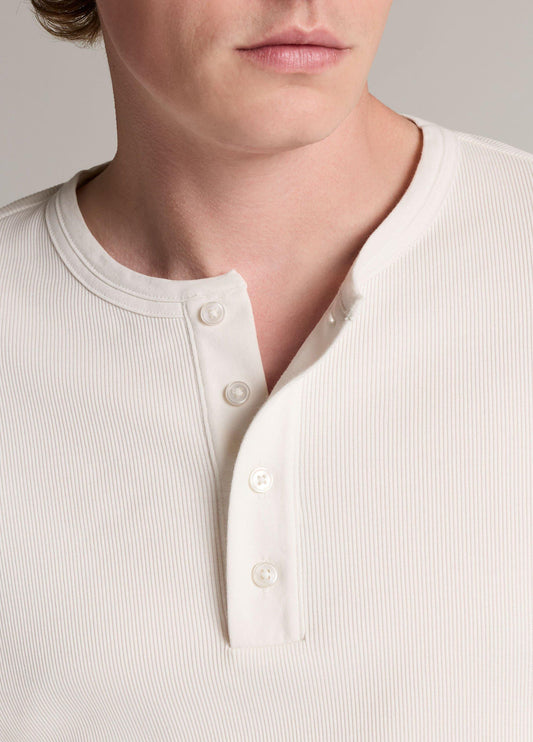 Ribbed Cotton Henley - US 3177
