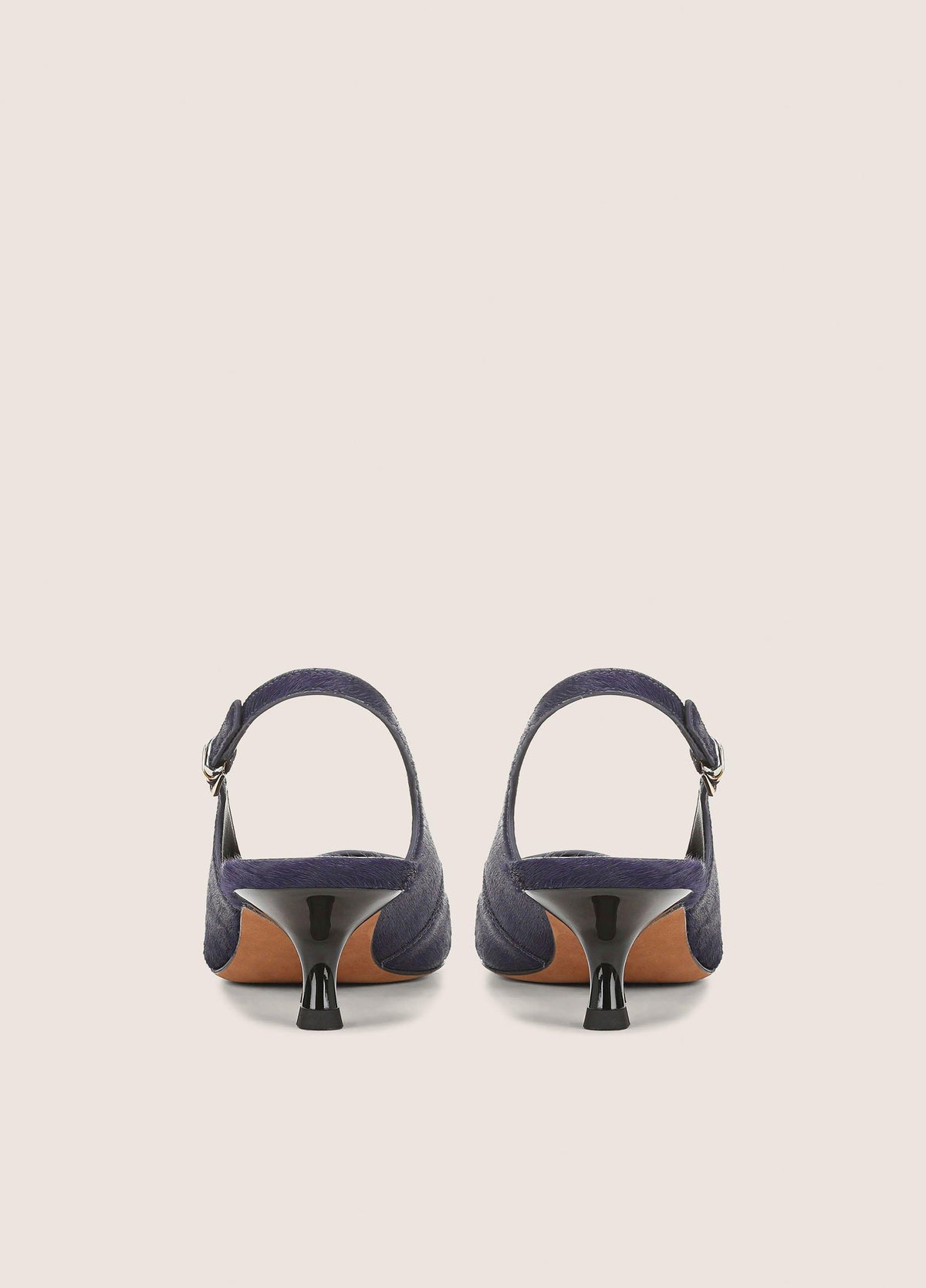 Sabra Calf Hair Slingback Heel - US 6226