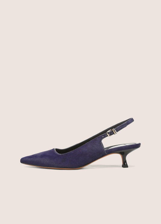 Sabra Calf Hair Slingback Heel - US 6226