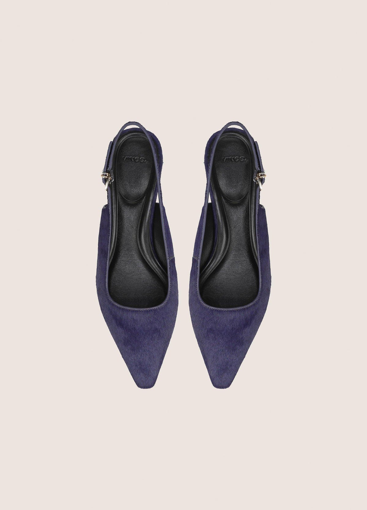 Sabra Calf Hair Slingback Heel - US 6226