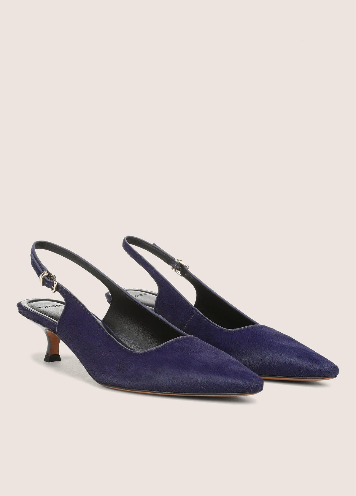 Sabra Calf Hair Slingback Heel - US 6226