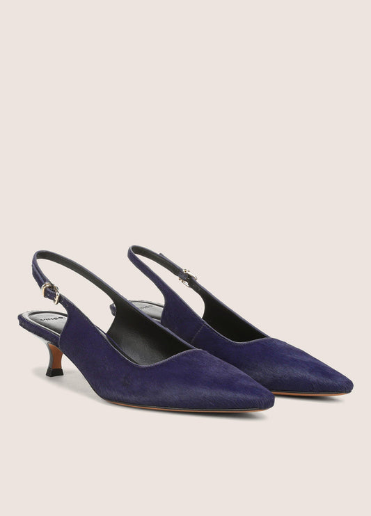 Sabra Calf Hair Slingback Heel - US 6226