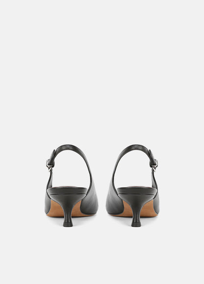 Sabra Leather Slingback Heel - US 1834