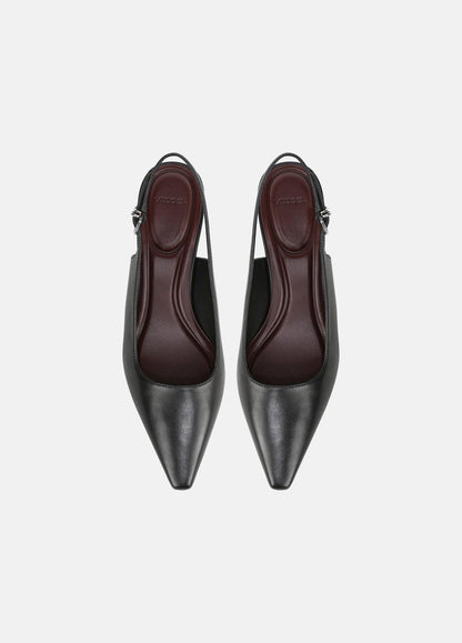 Sabra Leather Slingback Heel - US 1834