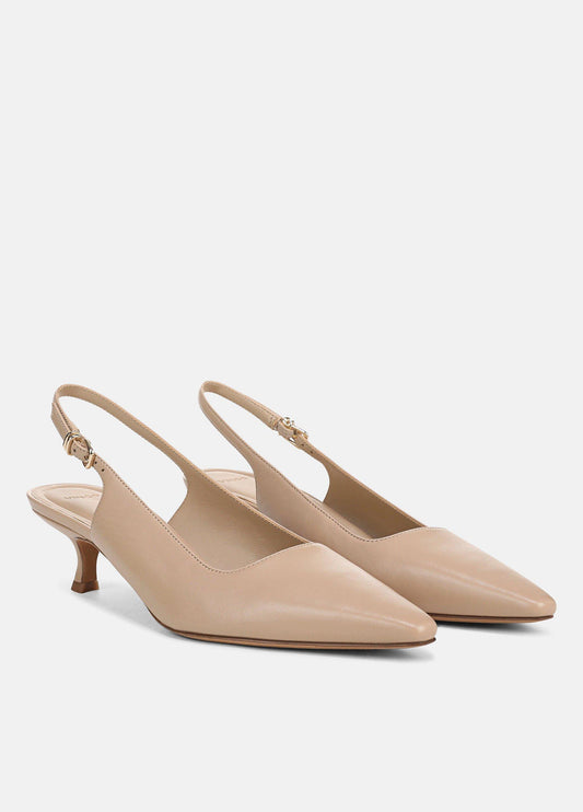 Sabra Leather Slingback Heel - US 5560