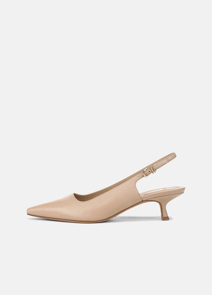 Sabra Leather Slingback Heel - US 5560