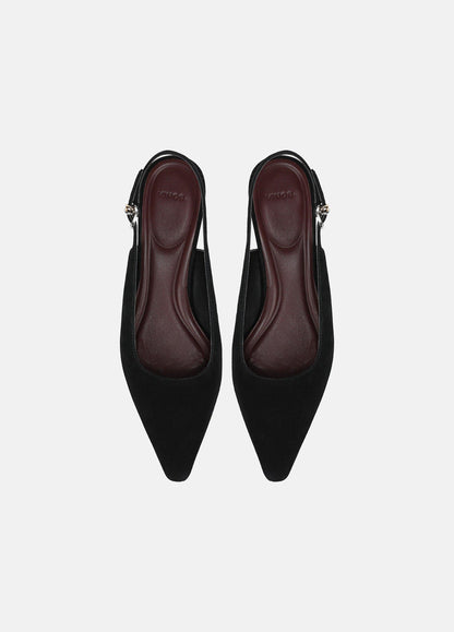 Sabra Suede Slingback Heel - US 1276