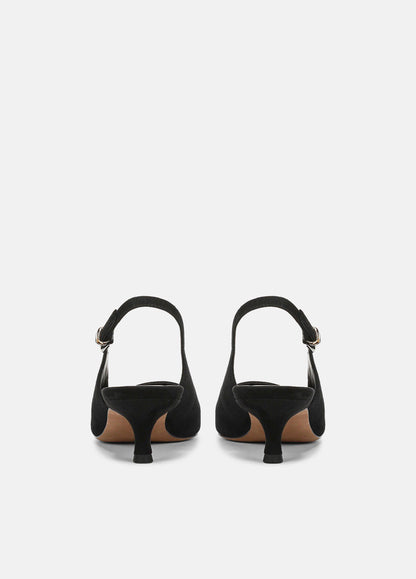 Sabra Suede Slingback Heel - US 1276
