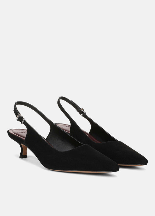 Sabra Suede Slingback Heel - US 1276