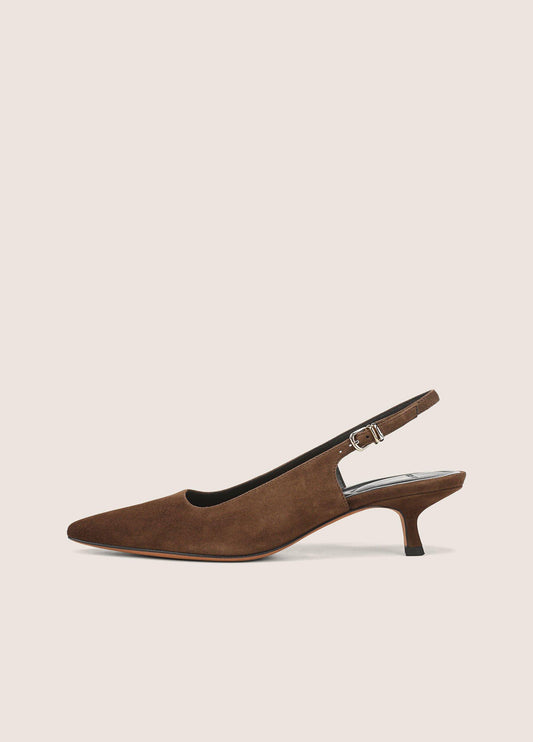 Sabra Suede Slingback Heel - US 4697