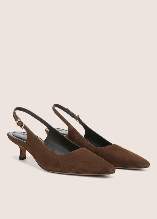 Sabra Suede Slingback Heel - US 4697