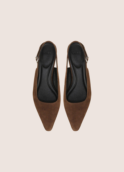 Sabra Suede Slingback Heel - US 4697