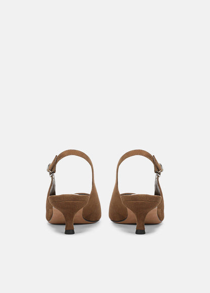 Sabra Suede Slingback Heel - US 0530