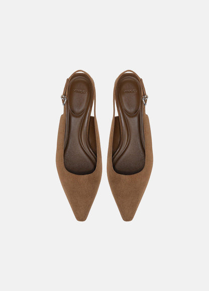 Sabra Suede Slingback Heel - US 0530