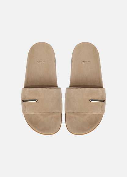 Sadie Suede Slide Sandal - US 9679