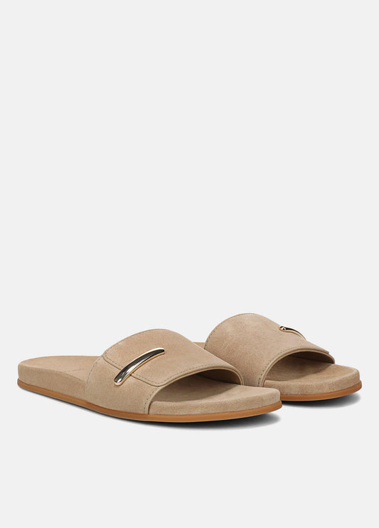 Sadie Suede Slide Sandal - US 9679