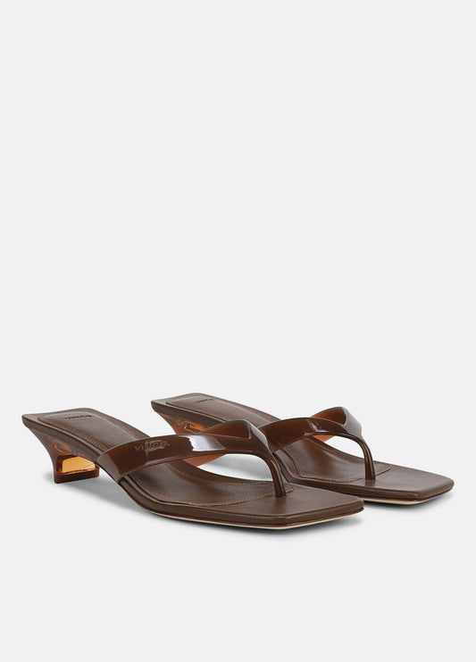 San Juan Jelly Heeled Thong Sandal - US 8997