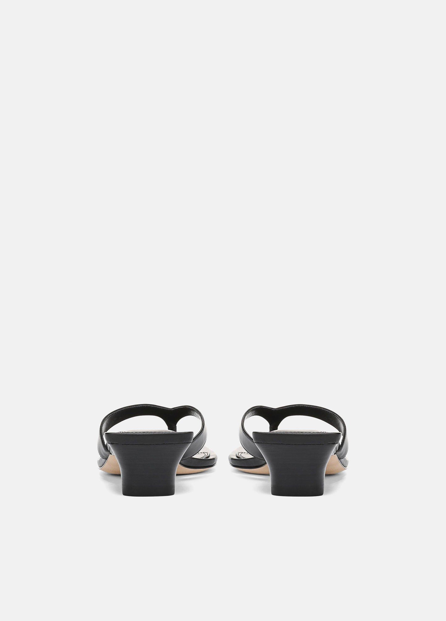 San Juan Leather Heeled Thong Sandal - US 9481