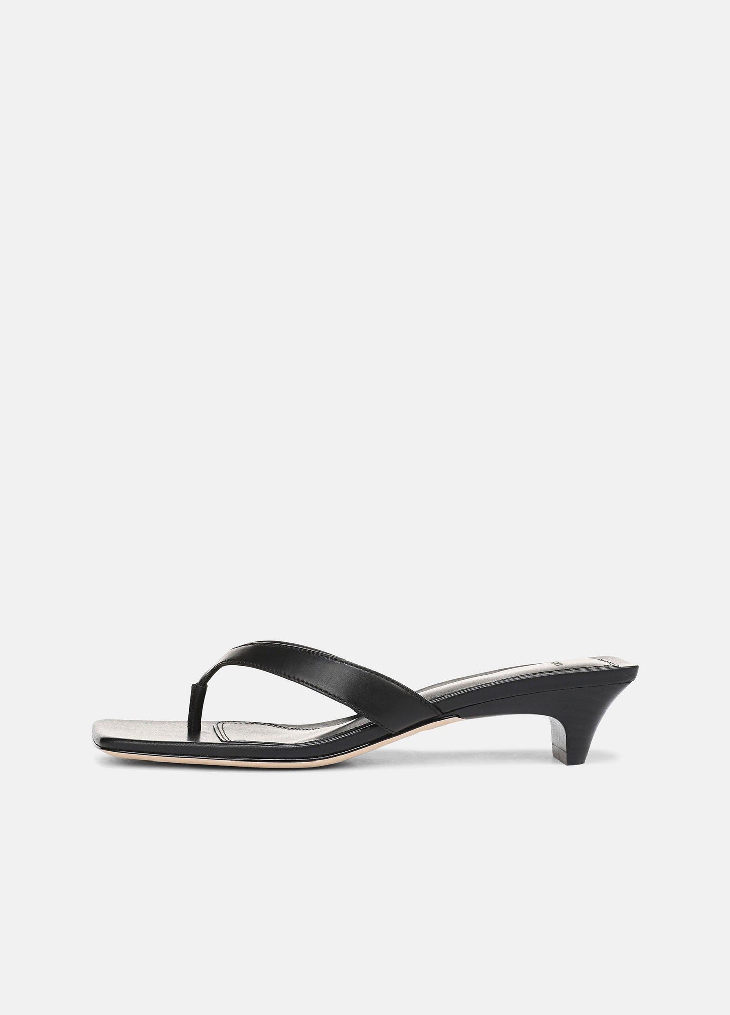 San Juan Leather Heeled Thong Sandal - US 9481
