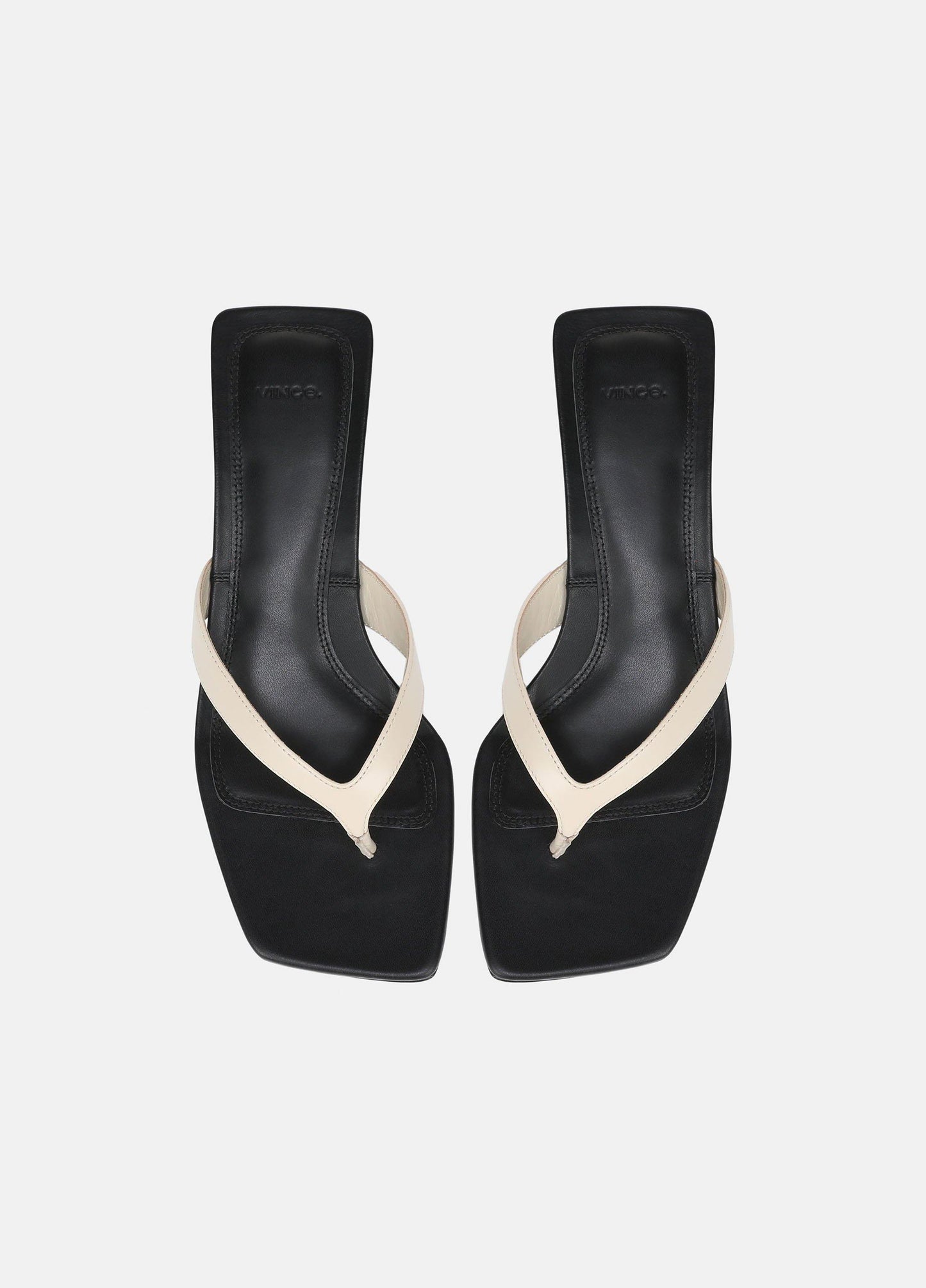 San Juan Leather Heeled Thong Sandal - US 7850