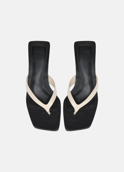 San Juan Leather Heeled Thong Sandal - US 7850