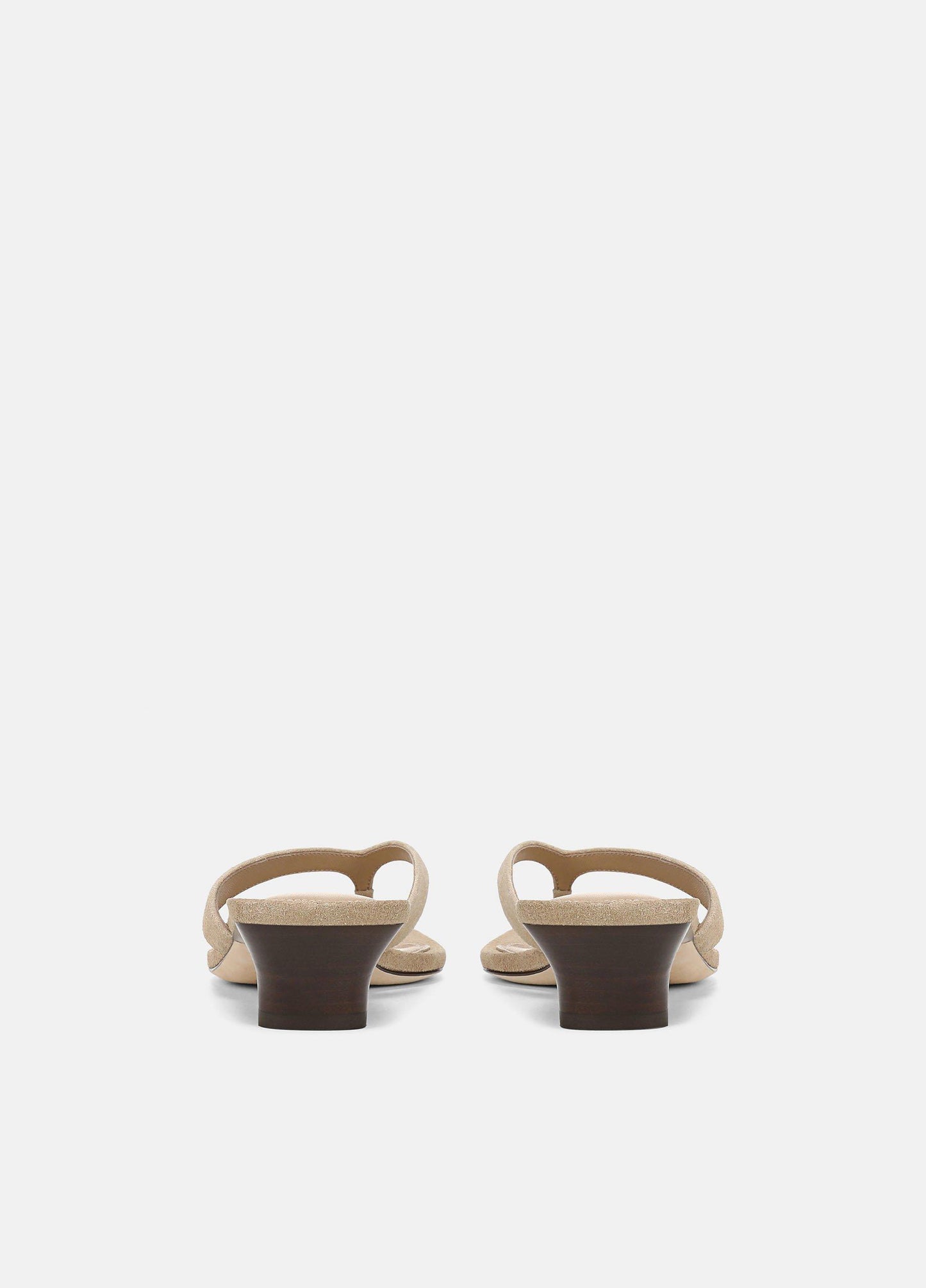 San Juan Suede Heeled Thong Sandal - US 9464