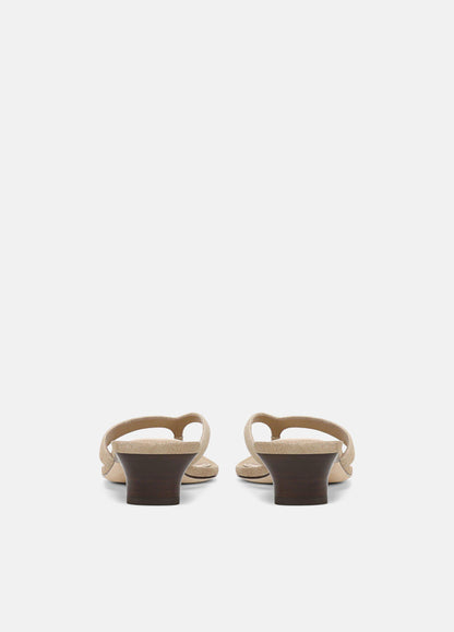 San Juan Suede Heeled Thong Sandal - US 9464