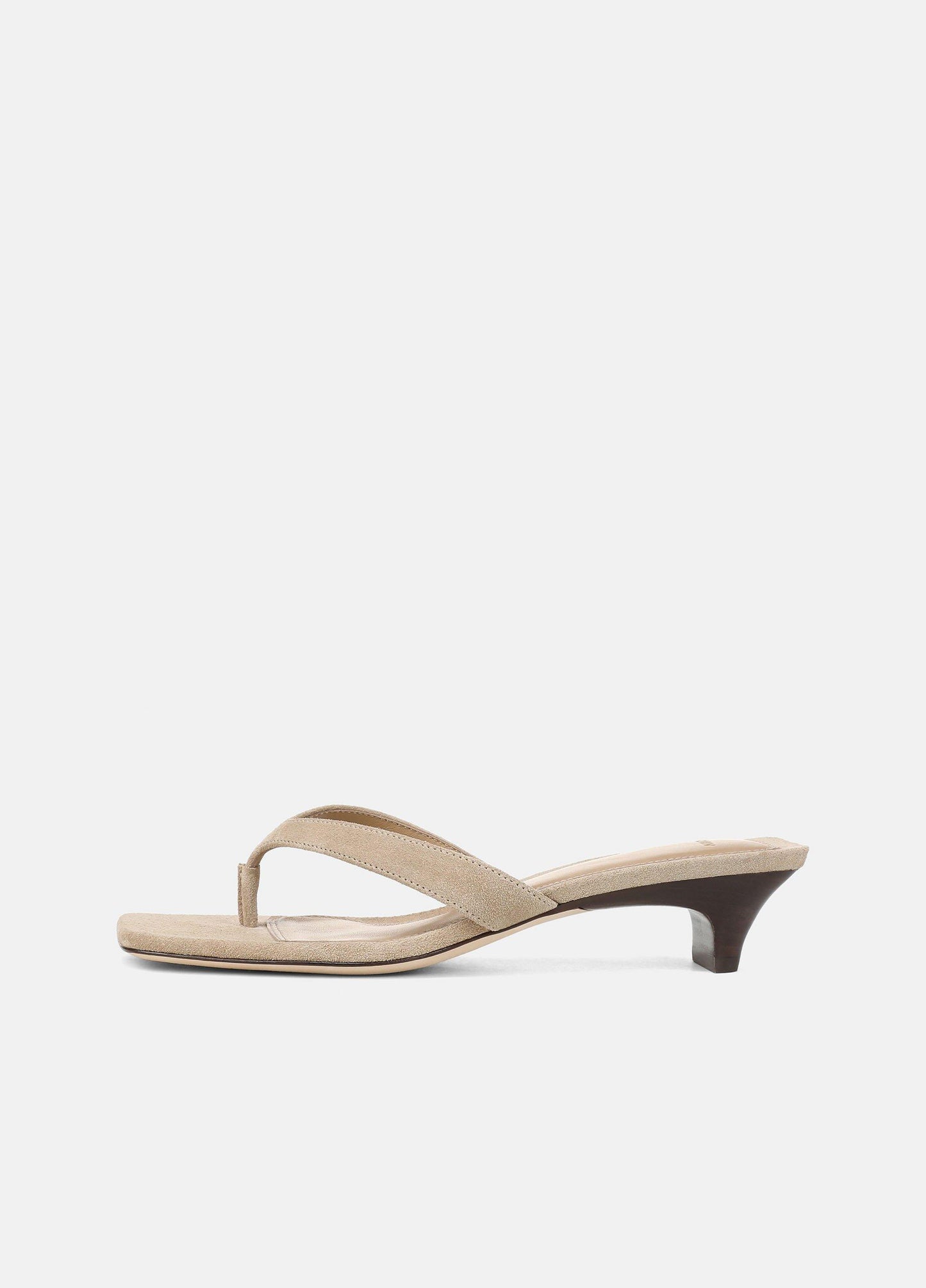 San Juan Suede Heeled Thong Sandal - US 9464