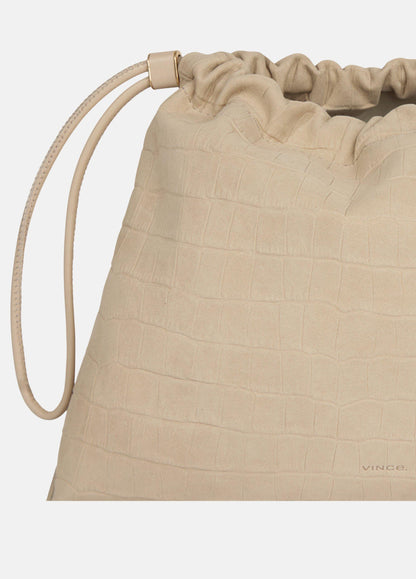 Sarai Croc-Embossed Nubuck Leather Crossbody - US 9960