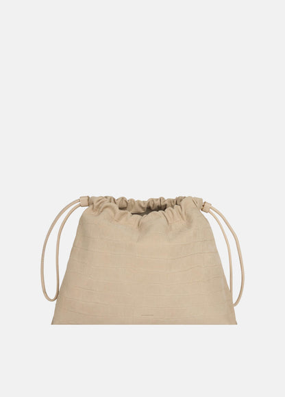 Sarai Croc-Embossed Nubuck Leather Crossbody - US 9960