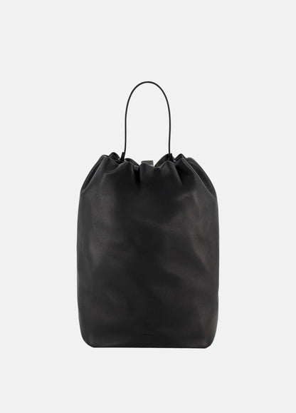 Sarai Leather Drawstring Backpack - US 6356