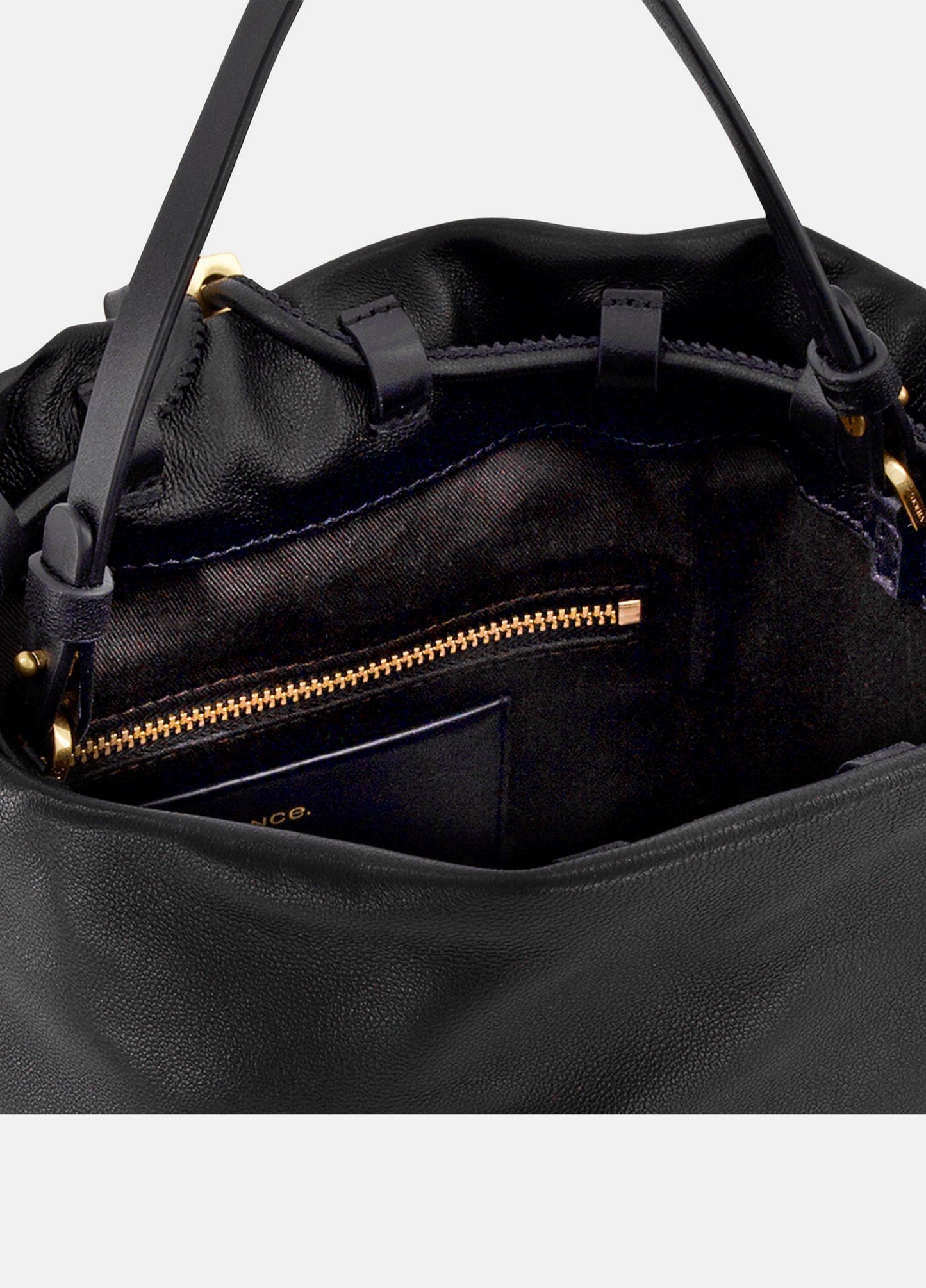 Sarai Leather Drawstring Backpack - US 4177